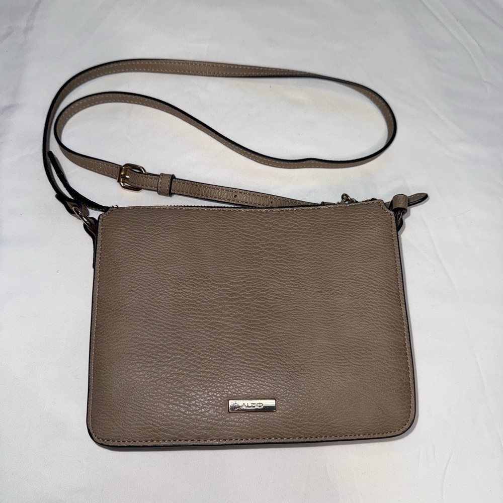 Aldo Taupe Crossbody Bag